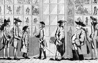 De Macaroni Prentwinkel, 1772