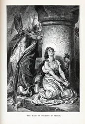 De Maagd van Orléans in de gevangenis, 1882