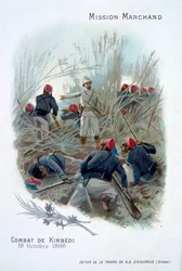 De Marchand-expeditie: gevechten bij Kimbedi, Congo, 19 oktober 1896