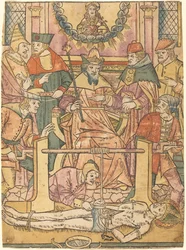 Het martelaarschap van Sint Erasmus, 1480-1490