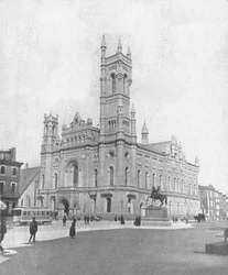 De vrijmetselaarstempel, Philadelphia, Verenigde Staten, ca. 1900.