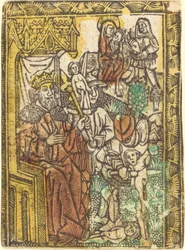 De kindermoord van Bethlehem, ca. 1470-1480.