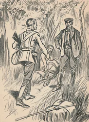 De ontmoeting van Stanley en Livingstone, c1907