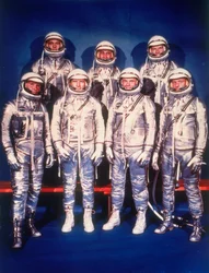 De Mercury Seven astronauten