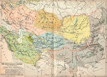 Het Mongoolse Rijk van de 12e-15e eeuw, ca. 1903, 1904