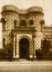 Het Morozov Huis, Vozdvizhenka Straat, Moskou, Rusland, begin 20e eeuw