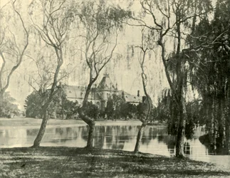 Het museum. Universiteit van Melbourne, 1901