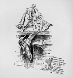 Het Nachtegaalmonument, 1890