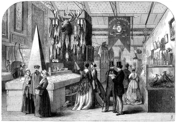 De afdeling van Nova Scotia op de Internationale Tentoonstelling van Parijs, 1867