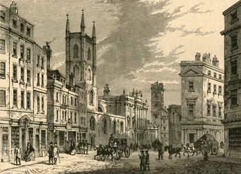 De Oude Bank, gezien vanaf het Mansion House, 1897