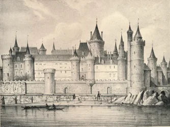 Het Oude Louvre in 1670, 1915