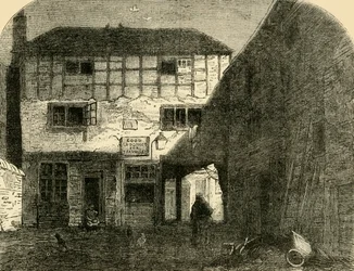 The Old Red Lion, vanaf de voorkant