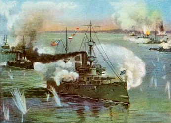 De Olympia in Manilla, 1898