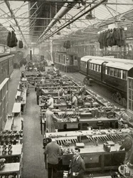 De Revisie van Ondergrondse Rollend Materieel eigendom van de London Passenger Transport, 1935-36