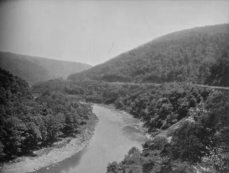 De Packsaddle, Allegheny Mountains, Pa., c1897
