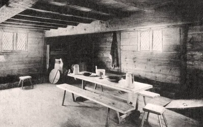 De eerste handelspost van de Plymouth kolonie, Bourne, Massachusetts, USA, c1900s
