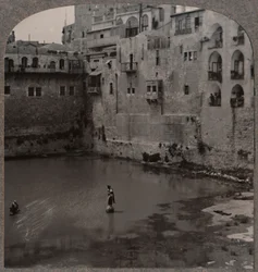 De vijver van Hizkia, Jeruzalem, c1900