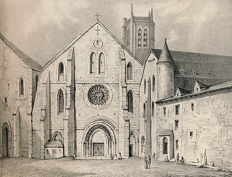 Het Portaal van de Abdij van St Genevieve