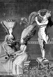 Het Belachelijke Hoofddeksel of De Gevederde Dame