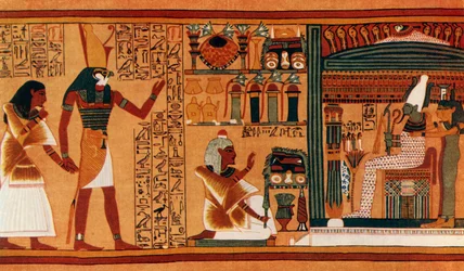 De presentatie van Ani aan Osiris, ca. 13e eeuw v.Chr., 1915