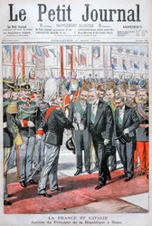 De President van de Republiek Frankrijk in Rome, 1904
