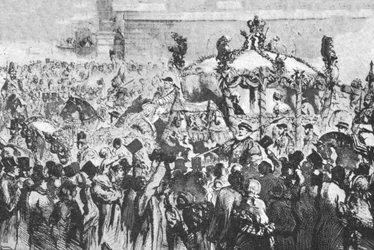 De processie naar Westminster, 31 januari 1856, 1901