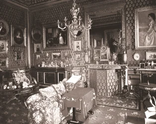 De zitkamer van de koningin, Windsor Castle, Berkshire, 1894