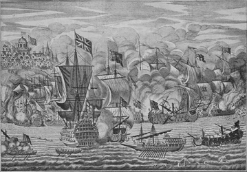 De bevrijding van Gibraltar, ca. 1710