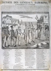 De terugkeer van generaal Ramorino, 1831
