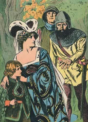 De Rovers Ontdekken Koningin Margaret en de Prins, c1907