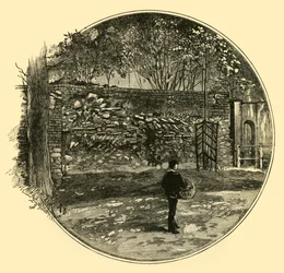 De Romeinse Muur bij Dorchester, 1898