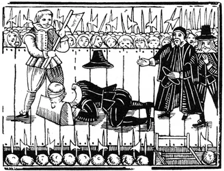Het Koninklijk Martelaarschap, uit een ballade van 1648, 1964