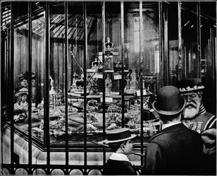 De Koninklijke Regalia, Tower of London, c1903