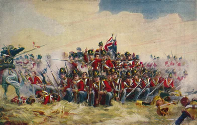 De Royal Scots. Het plein bij Quatre Bras, 1815, 1939
