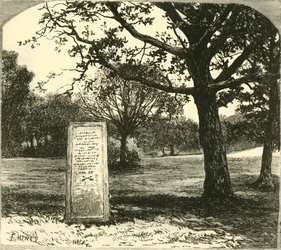 De Rufus Steen in het New Forest, 1890