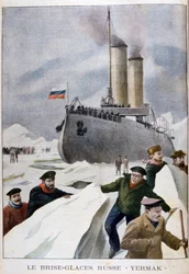 De Russische ijsbreker Yermak, 1902