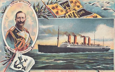 De SS Kaiser Wilhelm II, ca. 1910