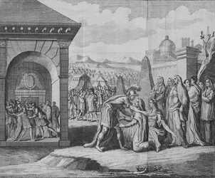De Scene van de Tragedie van Coriolanus