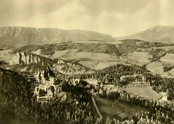 De Schneeberg en het Rax-gebergte, Semmering, Neder-Oostenrijk, ca. 1935