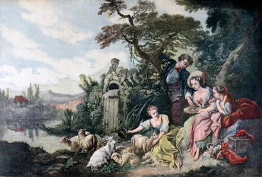 Het geschenk van de herders, of Het nest, 1892