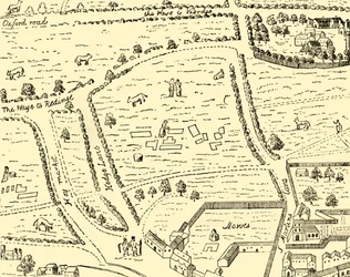 De Locatie van Leicester Square, 1881