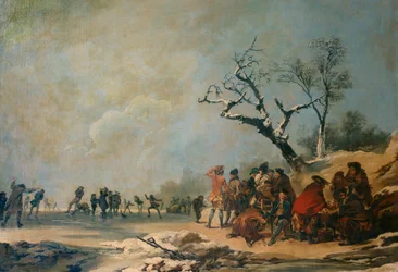 De schaatsers, 18e of begin 19e eeuw