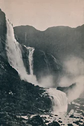 De Skjeggedal Watervallen, 1914