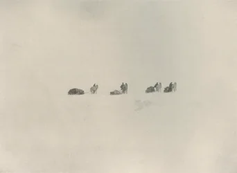 De Zuidelijke Partij die de Witte Onbekende in marcheert, 1908, 1909