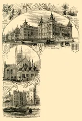 De zuidelijke buitenwijken, c1878