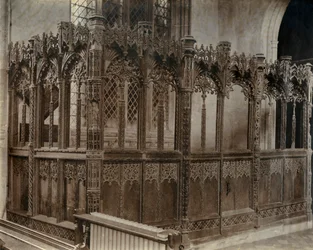 De Spring Chantry in de kerk van St. Peter en St. Paul, Lavenham, Suffolk