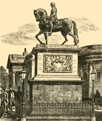 Het standbeeld van Willem III, 1898