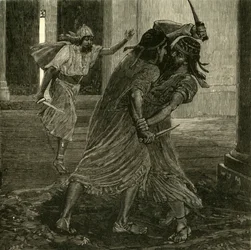 De strijd tussen Gomates en Gobryas, 1890