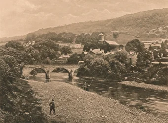 De Taff bij Treforest, nabij Pontypridd, 1902
