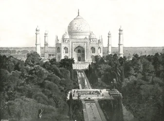 De Taj Mahal, Agra, India
